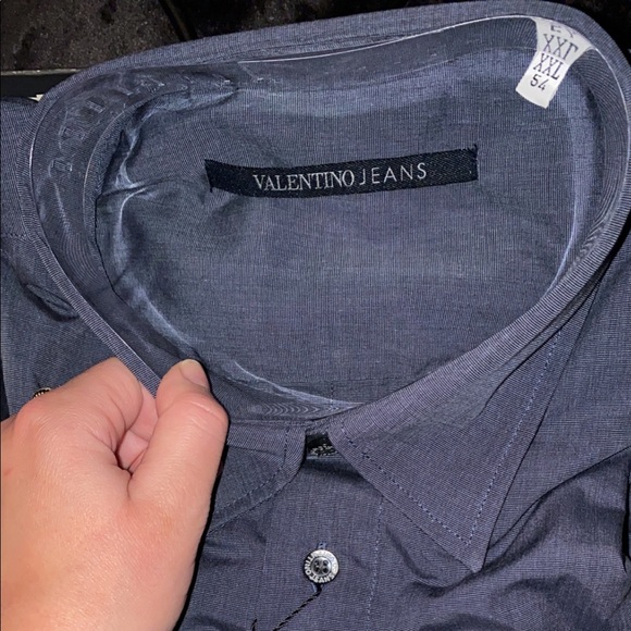 Valentino button up/ button down